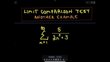 Limit Comparison Test for Series - Another Example 1