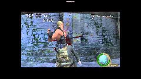 Wesker Krauser and Hunk are going crazy