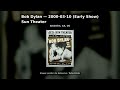 Bob Dylan - 2000-03-10 (Early Show) - Sun Theater, Anaheim, CA, US