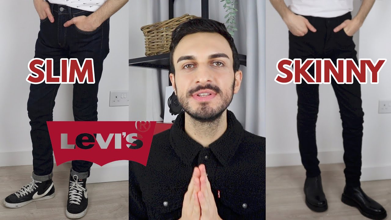 THE BEST LEVIS JEANS IN THE WORLD! + TRY ON + SKINNY vs SLIM TAPER FIT -  YouTube