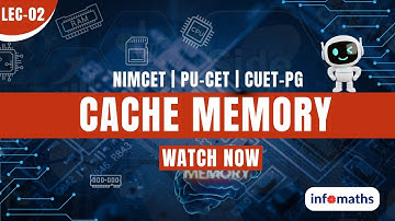 Cache Memory Lecture  - 2  | MCA Entrance | NIMCET + PU-CET|VIT|CUETPG|MUST WATCH