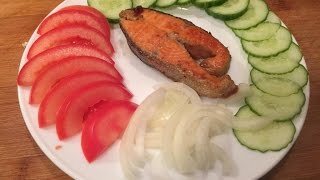 Красная рыба жареная, вкус превосходный. Форель жареная, рыба жареная, жареная рыба. Видео рецепт.(форель жареная, лосось жареный, жареная форель рецепт, форель жареная рецепт, форель жареная на сковороде,..., 2015-12-18T10:04:48.000Z)