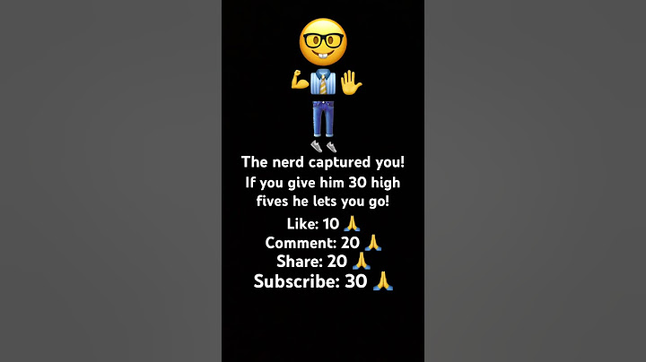 The nerd loves high fives! #viral #meme #goofy #shortvideos #viralvideo #huh