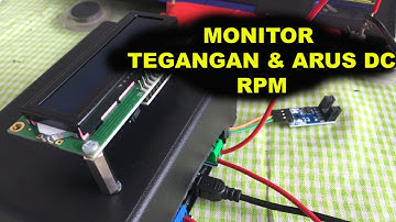 MONITOR TEGANGAN ARUS DAYA DC DAN RPM