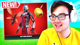 Reacting to ANT-MAN in Fortnite! (SKIN REVEAL)