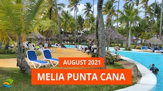 Melia Punta Cana Beach in August 2021 - Hotel Occupancy, Reopened Entertainments, Beach Review