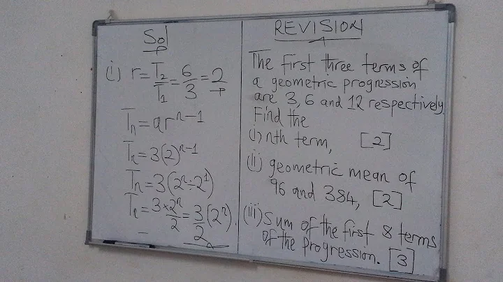 Geometric Progression | 2022 GCE Math P2, Q2b