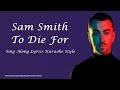 Sam Smith To Die For Sing Along Lyrics
