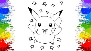 Pokemon Pikachu Coloring Page