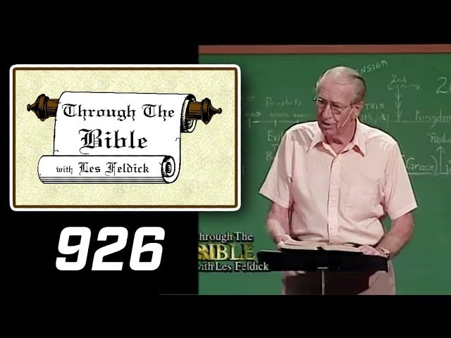 [ 926 ] Les Feldick [ Book 78 - Lesson 1 - Part 2 ] Christ as the Rock of Scripture |b