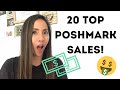 My Top 20 Poshmark Sales: What Items Have Sold for the Most in My Poshmark Closet?