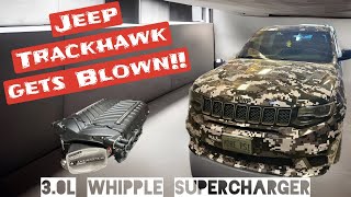 Trackhawk gets some serious horsepower with Whipple Superchargers.