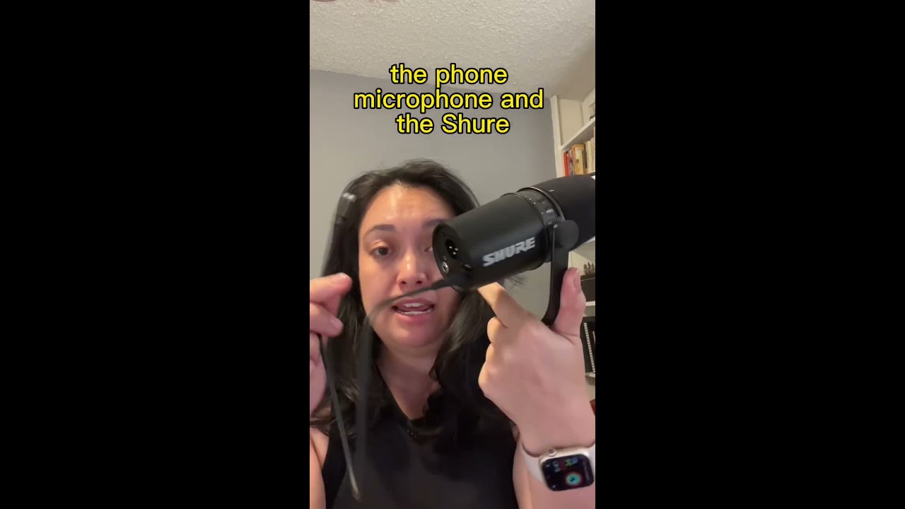 IPhone Microphone Vs Shure MV7