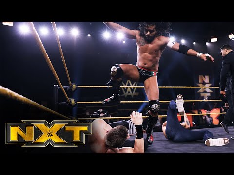 NXT Cruiserweight Champion Santos Escobar vs. Tyler Breeze – Non-Title Match: WWE NXT, Aug. 12, 2020