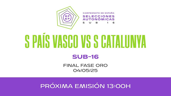 🚨En Directo🚨P12 FINAL SUB-16 ORO I🔴RFEF