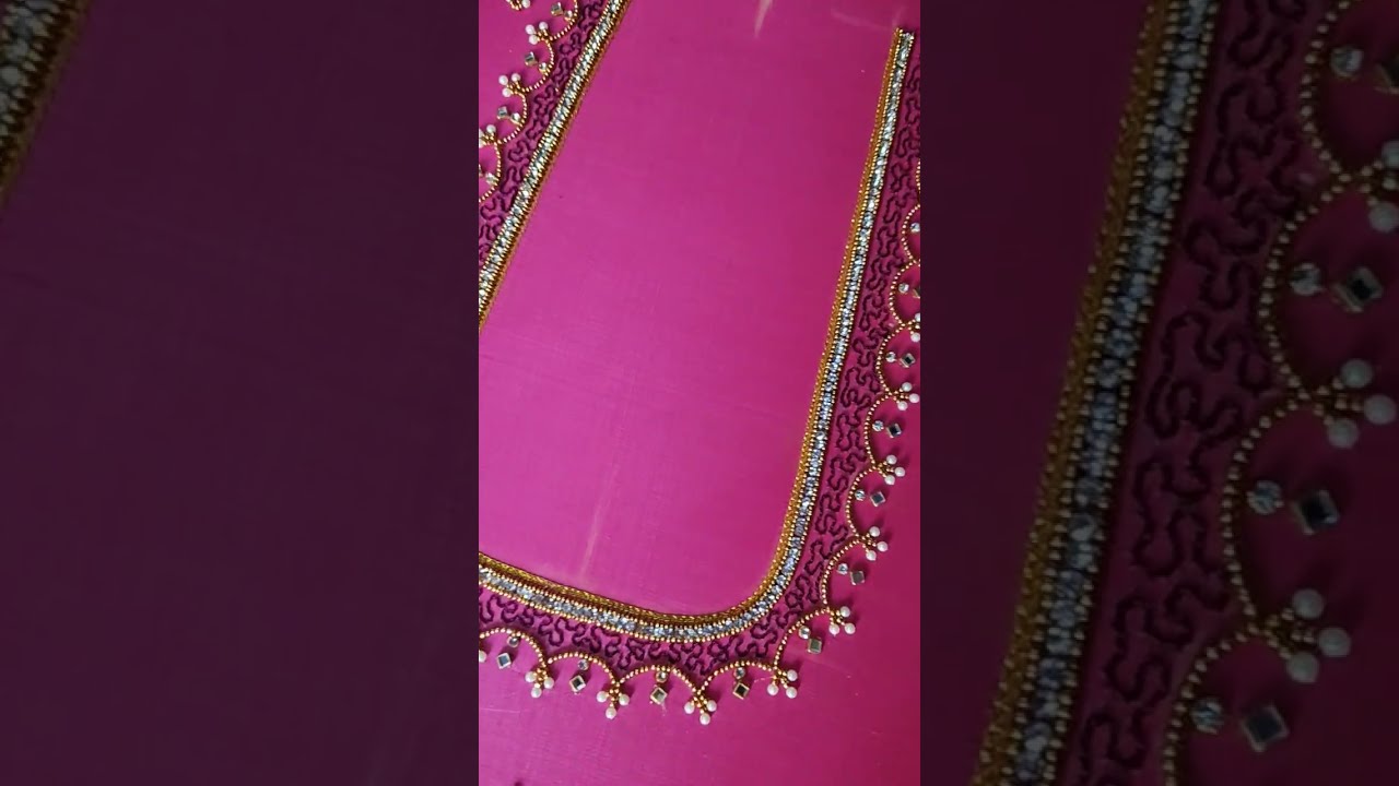  Sid Aari Designer Latest Embroidery Fashion Maggamworkblousedesigns