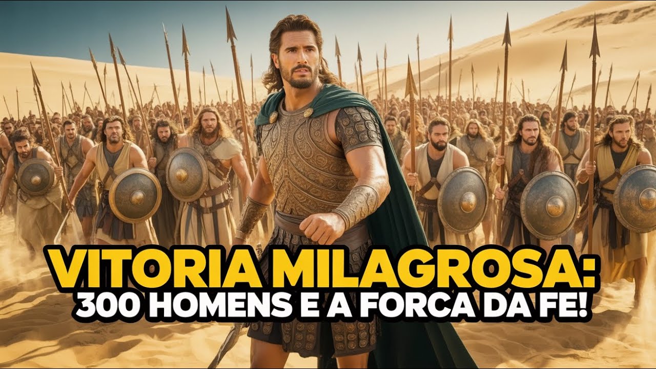 REVELAÇÃO DIVINA: Como GIDEÃO VENCEU uma GUERRA INCRÍVEL com 300 HOMENS e a FÉ em DEUS!