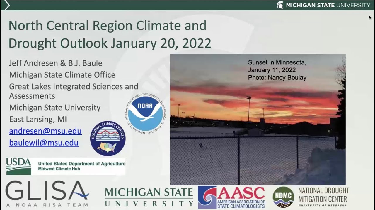 North Central U S Climate and Drought Summary and Outlook - YouTube