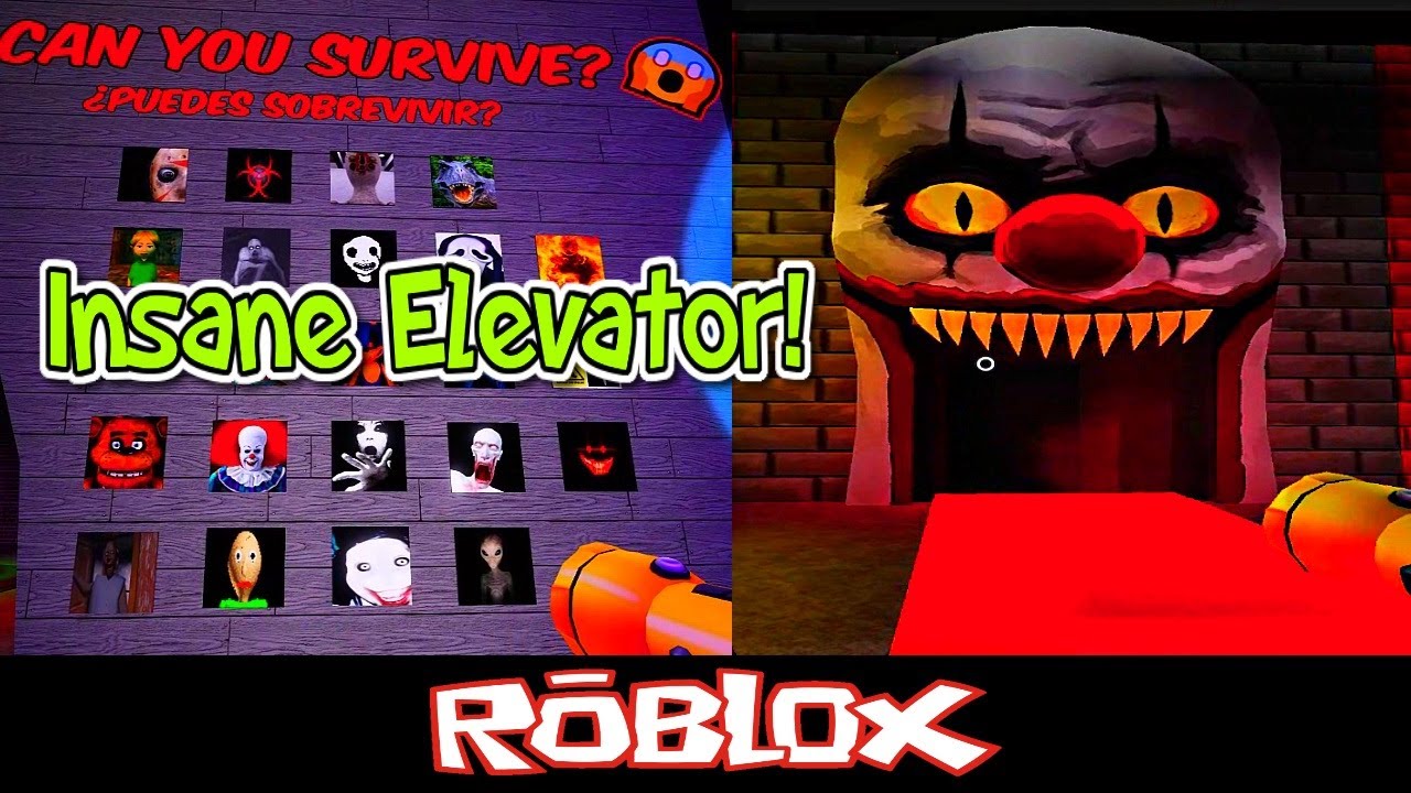 SOBREVIVENDO NO ELEVADOR DO TERROR NO ROBLOX!! - Roblox Insane Elevator -  NightExtreme 