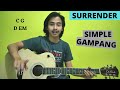 CHORD SIMPLE GAMPANG (Surrender - Natalie Taylor) (Tutorial Gitar)