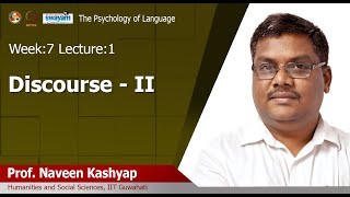 Lec 15: Discourse - II