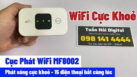 Cục Phát WiFi Mini Cầm Tay MF8002 Không Dây Phát WiFi Cực Khoẻ Cho 15 Thiết Bị Kết Nối Cùng Lúc