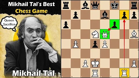 Mikhail Tal's Best Game | Queen Sacrifice | Tal vs Gulko 1969