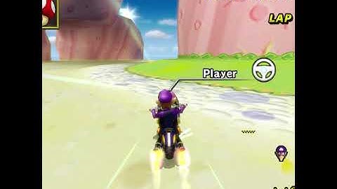 Mario Kart Wii GCN Peach Beach Ultra Shortcut - #Shorts