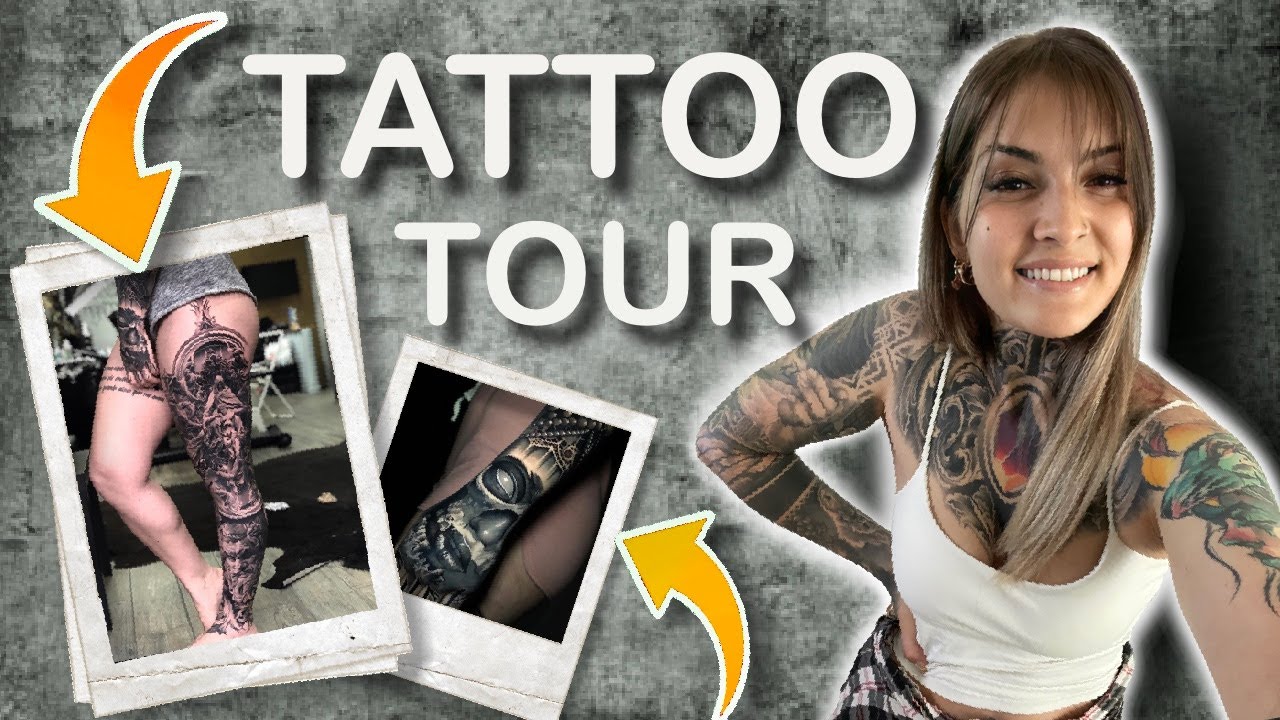 TATTOO TOUR 2021 | from small to big tattoos | Getting almost my whole