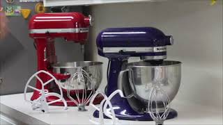 Difference between the artisan and the 5 plus professional  KitchenAid stand mixers