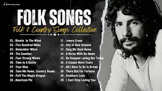 Best Of Folk & Country Music 60's 70's  The Best Folk Albums of the 60s 70s  Classic Folk Songs