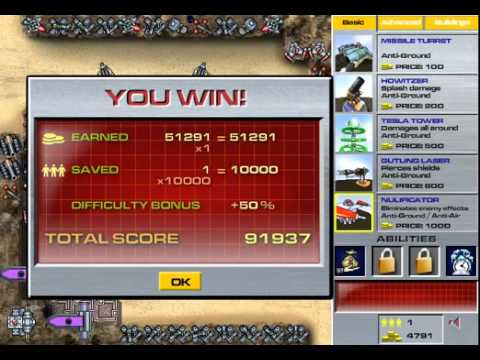 Canyon Defense - Game Walkthrough