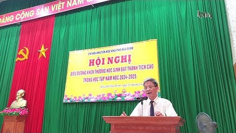 HỘI NGHỊ BIỂU DƯƠNG KHEN THƯỞNG - Học Sinh Đạt Thành Tích Cao Trong Học Tập Năm Học 2024 - 2025.