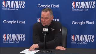 Michael Malone PostGame Interview | Denver Nuggets vs Los Angeles Lakers