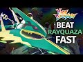 How To Defeat Catch MEGA RAYQUAZA Fast Easy In Legends Z A
