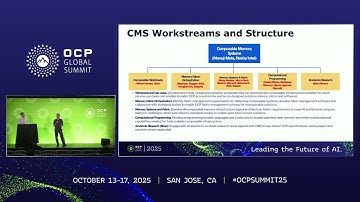 OCP Composable Memory Systems CMS  Sub Project Technical Update