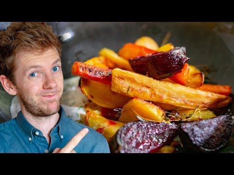 Video: Geschmortes Bruststück Mit Karotten, Knoblauch Und Pastinaken