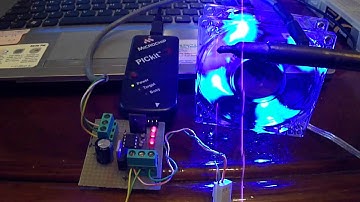 Pic 12F683 and LM35 PWM Fan Controller with Temperature Sensor
