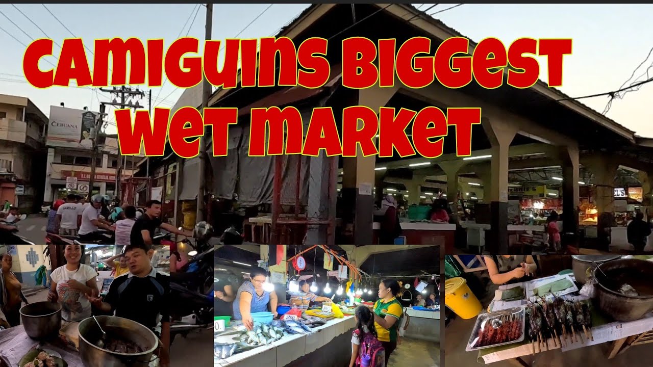 Camiguin islands city center | Late afternoon walk at mabajao camiguin market