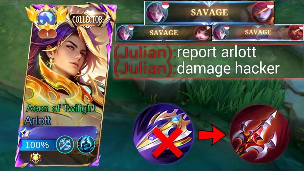 UNLIMITED SAVAGE! NEW 1 HIT BUILD ARLOTT 2026! | MLBB