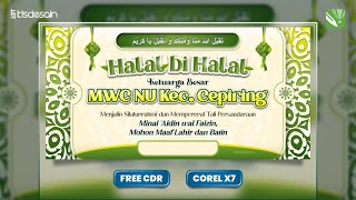 Desain Banner Halal bi Halal #klsdesain