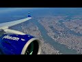 [4K] – Incredible Manhattan Views – JFK Landing – JetBlue – Airbus A220-300 – N3118J – SCS 1111