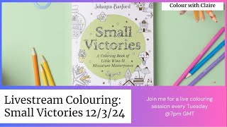 Colouring Livestream - Tuesday 12Th March 2024