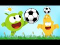 ओम नॉम की फुटबॉल गेम | Om Nom's Football Match ⚽| Hindi Cartoons For Kids | Om Nom Hindi
