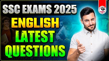 ENGLISH QUESTIONS ASKED IN SSC EXAMS 2025 ON LATEST PATTERN | ENGLISH BY PSP SIR | PARMAR SSC