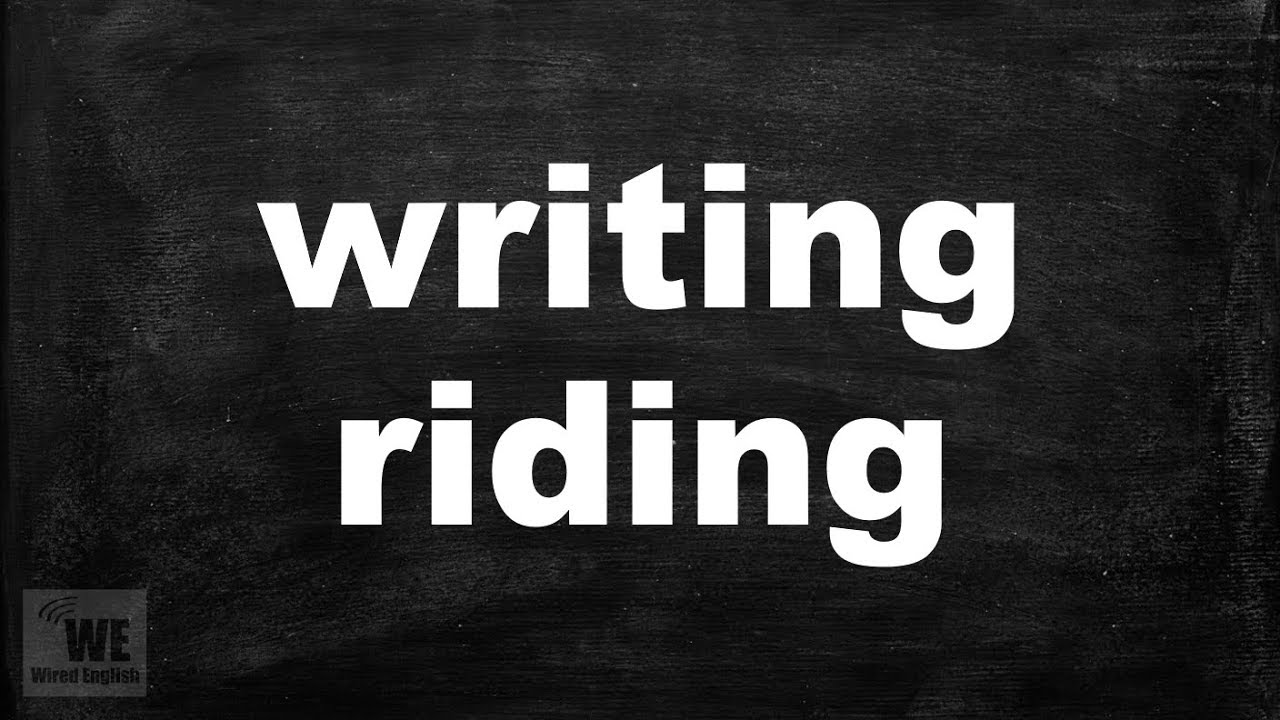 htp | writing vs. riding - YouTube