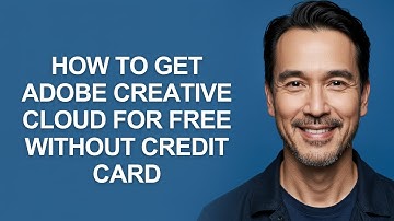 How to Get Adobe Creative Cloud for Free Without Credit Card - KevinHowTo