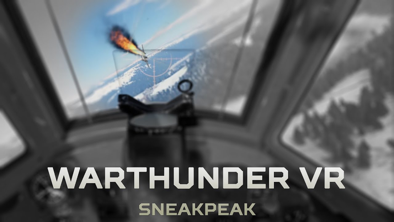 War Thunder sim VR | Sneakpeak of Simulator VR - YouTube