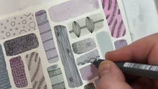 Mindful Watercolour Blocks and Patterns