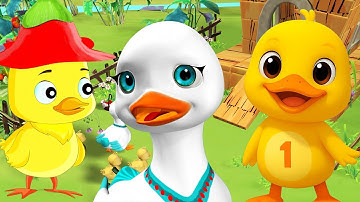 Nhạc Thiếu Nhi Con Vịt - Hoạt hình một con vịt - Một con vịt xòe ra hai cái cánh